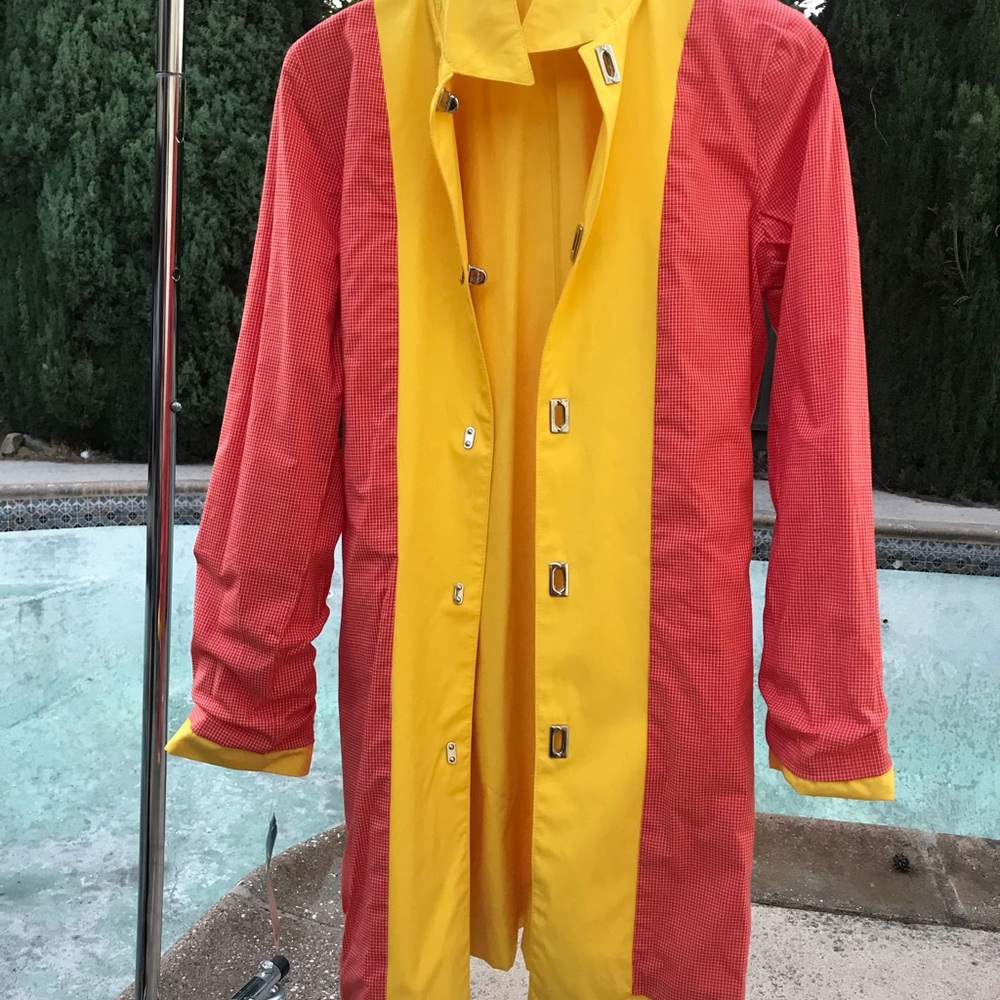 Lauren Ralph Lauren Bright Yellow Trench Coat - Picture 9 of 10